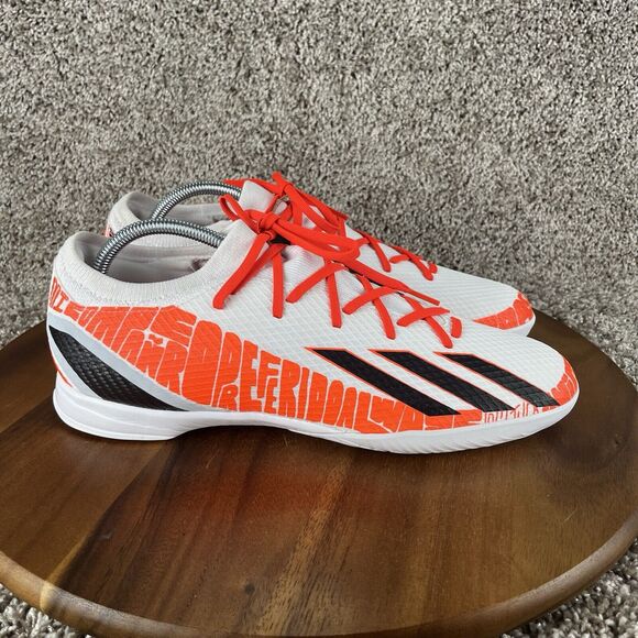 Adidas X Speedportal Messi.3 Mens Size 13 White Indoor Soccer Shoes GW8392 - Picture 1 of 13